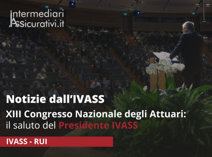 XIII Congresso Nazionale degli Attuari: il saluto del Presidente IVASS
