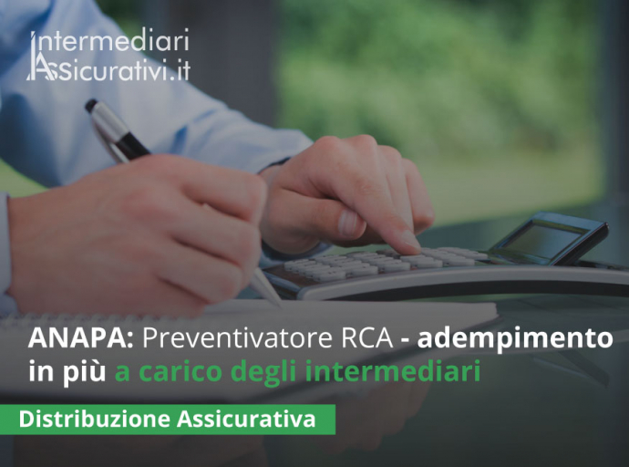 ANAPA: Preventivatore RCA un Adempimento in più a carico degli intermediari