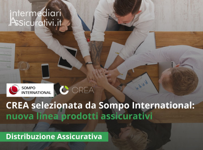 CREA selezionata da Sompo International: nuova linea prodotti assicurativi