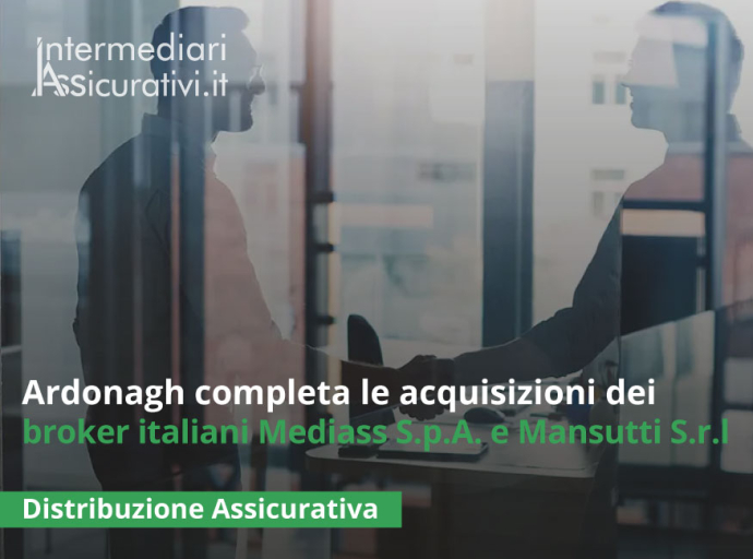 Ardonagh completa le acquisizioni dei broker italiani Mediass S.p.A. e Mansutti S.r.l
