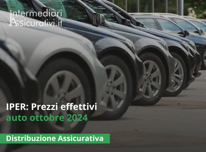 IPER: Prezzi effettivi auto ottobre 2024