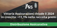 Vittoria Assicurazioni chiude il 2024 in crescita: +11,1% nella raccolta premi e utile netto in aumento